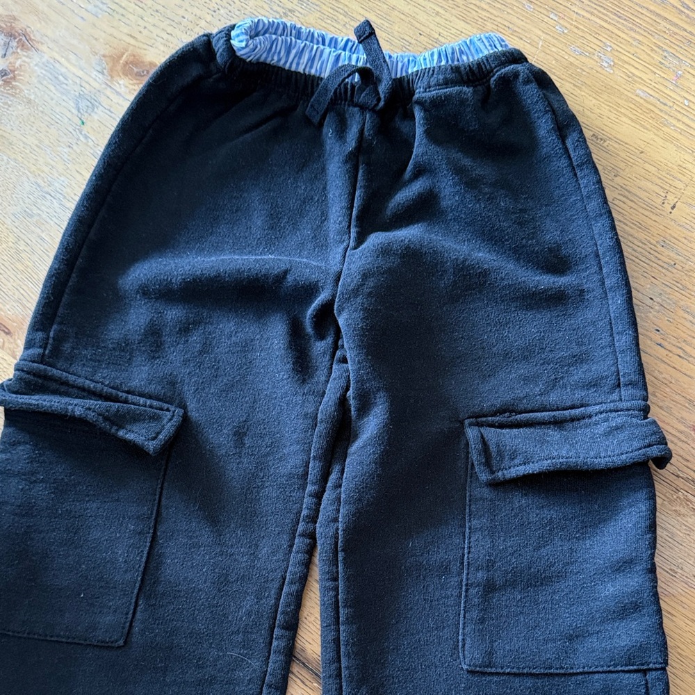 Zara Kids Black Joggers with Pockets